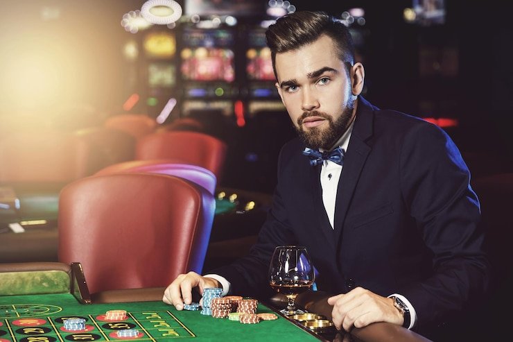 Live-dealer card game table at 168 slot